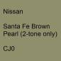 Preview: Nissan, Santa Fe Brown Pearl (2-tone only), CJ0.